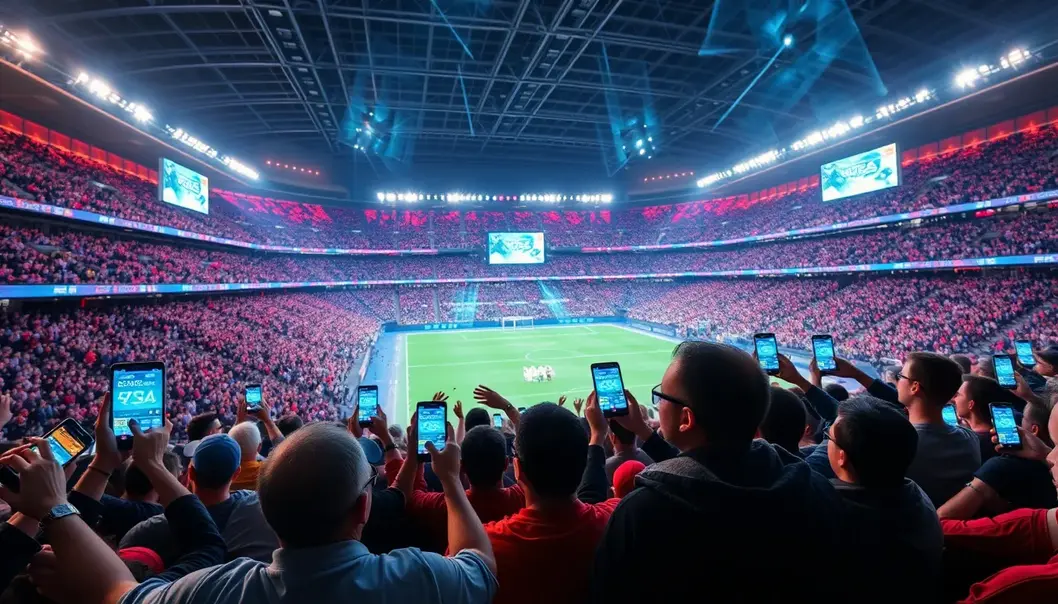 A glimpse into the future: 5G transforming stadium experiences.